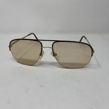 LOGO PARIS EYEWEAR 210-32 001 57-17-140 BROWN GOLD EYEGLASSES 7449