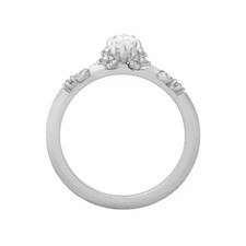 Womens 1.50 CT Marquise Cut White CZ Wedding Ring in 925 Sterling Silver.