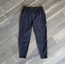 Legends Carson Jogger L Black Nylon Lightweight Performance Athletic Tech Pants