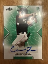 2021 Leaf Perfect Game National Showcase Auto Connor Fuhrman #BA-CF2 3/10 Green