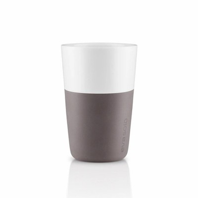 Eva Solo Cafe Latte-Becher - 2 stck - elephant grey