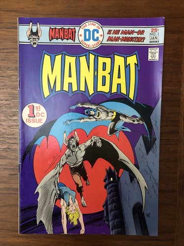 Man-Bat #1 DC 1976 Gerry Conway And The Steve Ditko Story Batman Appearance