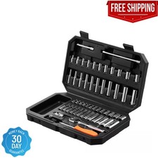 Vevor Socket Set 14 Inch Drive Socket And Ratchet Set 6-point 54 Pcs Tool Set