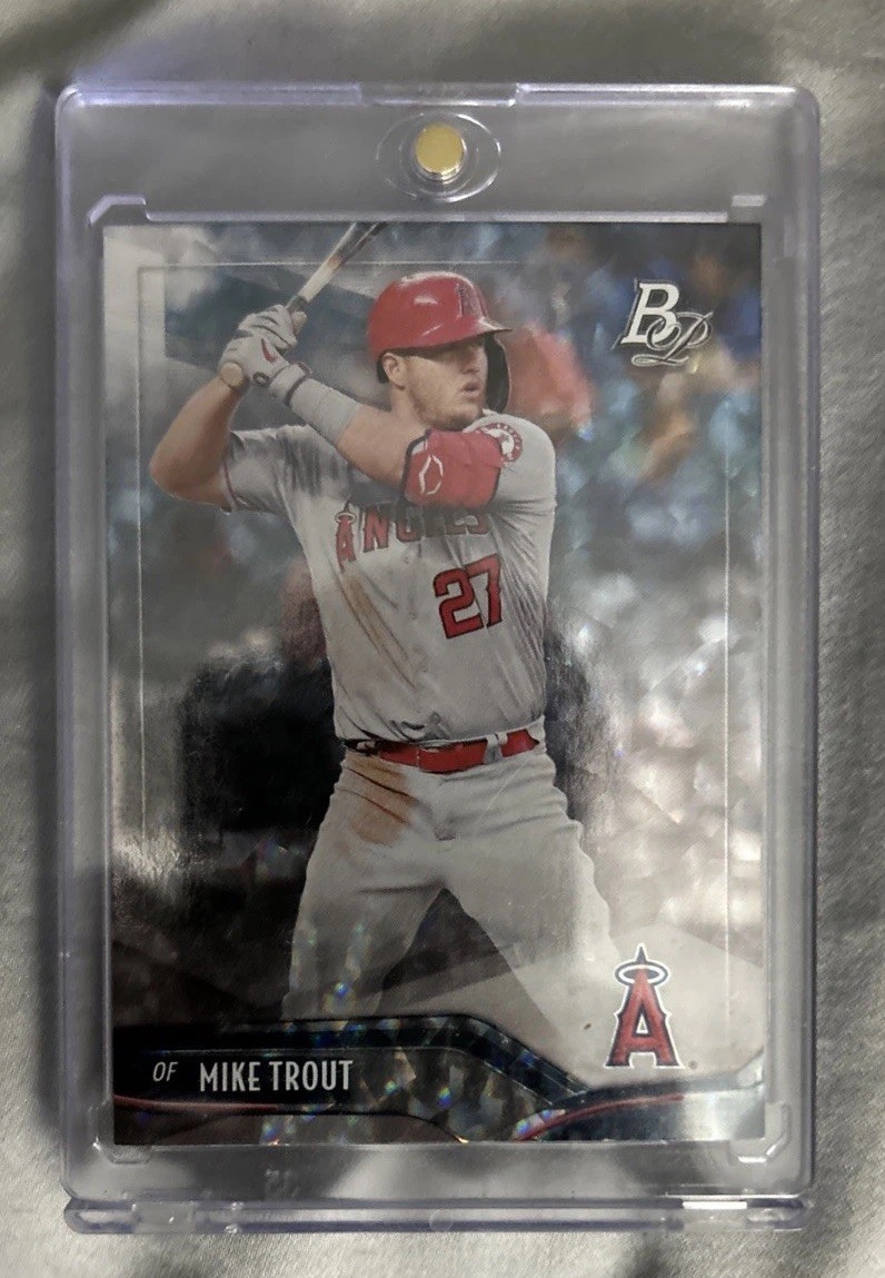 2021 Bowman Platinum - Mike Trout #61 Ice Foil