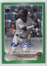 2022 Topps Pro Debut Green Auto 66/99 Matt Fraizer #PD-184 Auto 0nr3