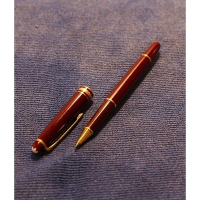 VTG Montblanc Meisterstuck Burgundy Set of 3 Fountain Pen