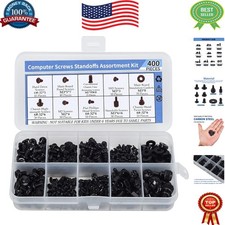Universal 400PCS Motherboard Standoffs  Screws for Hard Drive  SSD Install