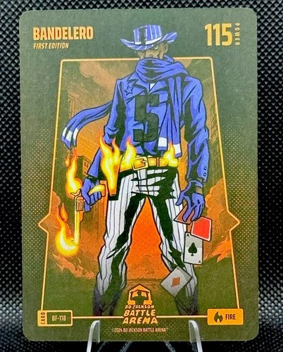 2024 Bo Jackson Battle Arena Bandelero Paolo Banchero Battlefoil SP #BF-118 Fire
Opens in a new window or tab
