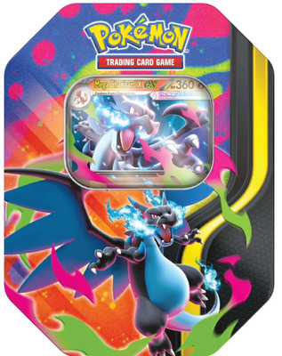 Pokemon TCG: Mega Charizard Tin (Mega Charizard X)