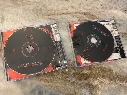 RAGE AGAINST THE MACHINE Sleep Now In The Fire CD1 & 2 w/4 Live Tracks MINT UK - Foto 3 di 3