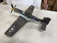 F2 S  Tin Fighter Plane Heavy Tin Handmade .