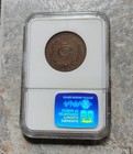 1921 Mexico 5 Centavos NGC AU 55  BN  Key Date In High Grade — photo 4