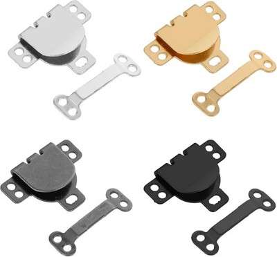 16 Set Hose Haken Und BAR, Nähhaken und Ösen Verschluss Set, Metall Hosenhaken H