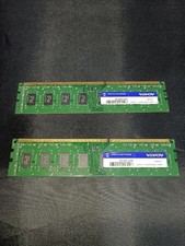 ADATA DDR3 1333MHz 2GBx2 4GB RAM Memory Modules Set Used