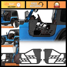 Jeep Wrangler Tj Tube Half Doors Trail Door Guards 1997-2006 - Off-road Accessor Jeep Wrangler Tj Tube Half Doors Trail Door Guards 1997-2006 - Off-road Accessor