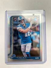 2025 Topps Chrome Football Isaac Teslaa Refractor RC Lions