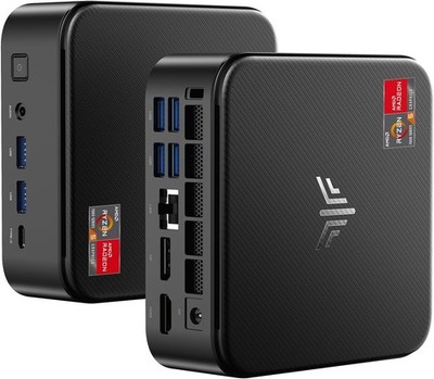NiPoGi E3B Mini PC AMD Ryzen 5 7430U 32GB DDR4 512GB SSD WiFi6 BT Windows 11 Pro