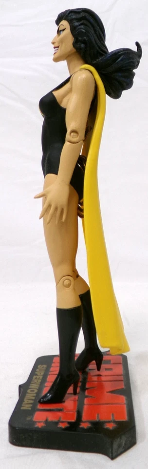 Vintage 2002 DC Direct Classic Crime Syndicate Superwoman 6.5" Figure Complete - Image 4 of 4