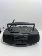 Sony CFD-V15 Boombox AM/FM Radio Cassette Tape CD Player Mega Bass Tested Works