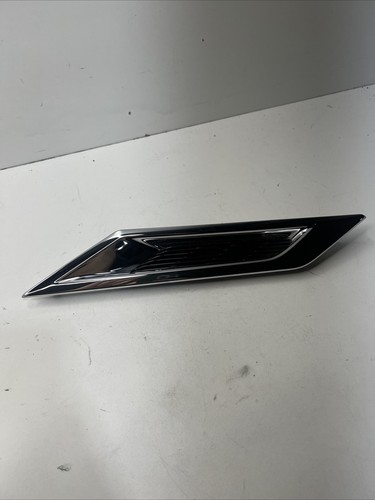 11-14 Cadillac CTS Chrome LH driver left Fender Vent Cowl Emblem OEM