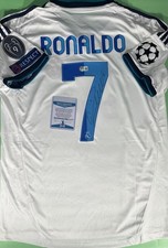 Cristiano Ronaldo Signed Real Madrid Soccer Jersey Beckett BAS COA