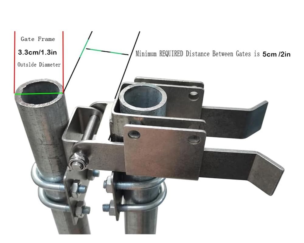 Chain Link Residential Strong Arm Double Gate Latch,Use This Double Gate Latc...