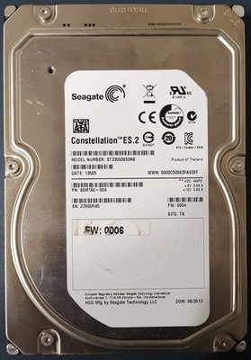 Seagate Constellation ES.2 3TB SATA 3.5'' (ST33000650NS) HDD