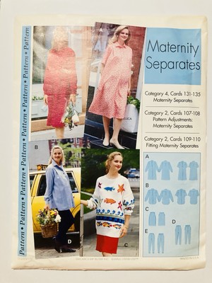 Maternity Separates Size XS-XL See Descr for Measure Sewing Step by Step Pattern
