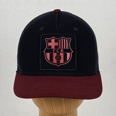 FCB Navy & Burgundy Snapback BARCA Hat