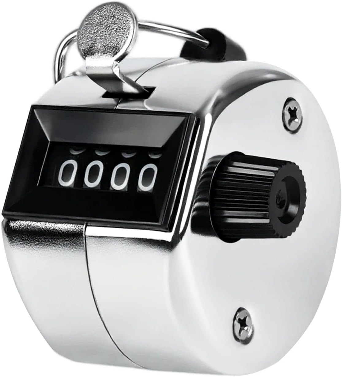 Metal Handheld Tally Counter with 4-Digit Display for Sports and Activities