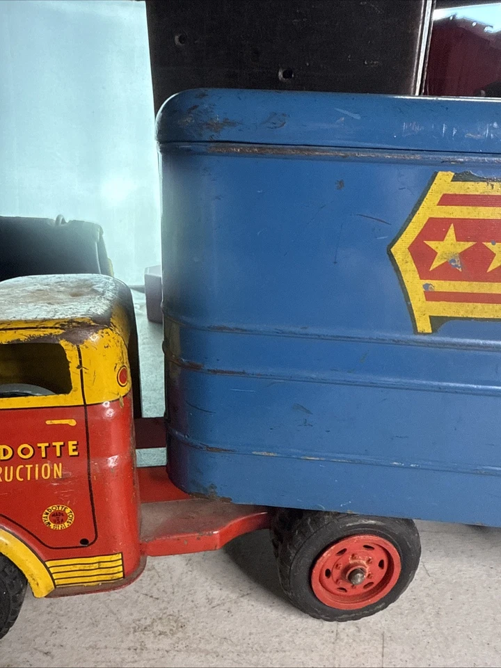 Remolque de colección Wyandotte Motor Construcción Van Líneas Semirremolque Foto 3 de 4