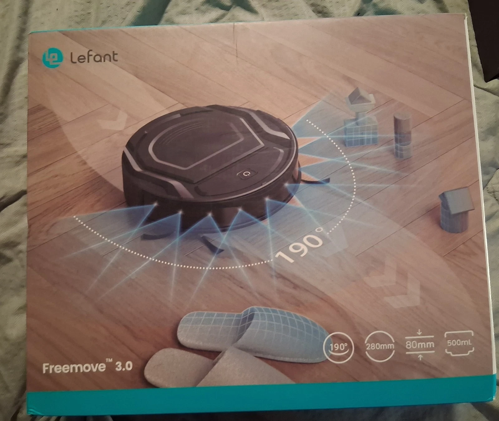 NEW Lefant Robot Vacuum Freemove 3.0 Technology Slim Design Strong Suction