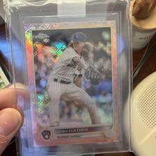 Marketplace image: “2022 Topps Chrome Josh Hader 1/1 Superfractor Milwaukee Brewers PSA BGS”