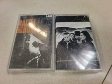 U2 The Joshua Tree Rattle and Hum Cassette Tapes Lot of 2 7 91003-4 A4 90581