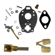 Tractor Carburetor Kit With Float Fuel Screen Fits Ford New Holland 2n 8n