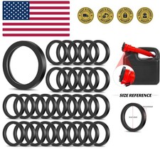 10 Pieces Replacement Gas Can Spout Gaskets Rubber Ring Can Gaskets Fuel Wash...