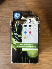 NEW HP 910XL Black Cyan Magenta Yellow 5 PACK 6ZA58AN Ink Cartridges Exp 01/27