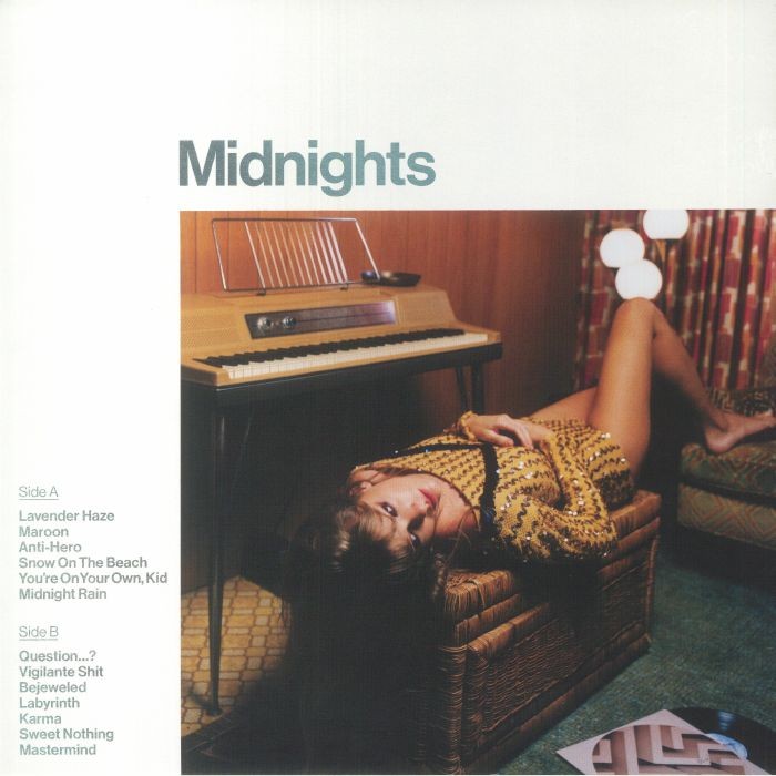 SWIFT, Taylor - Midnights (Jade Green Edition) - GREEN MARBLED VINYL LP