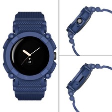 360  Silicone Watch Protective Case Strap Band Cover Bracelet for Google Pixel