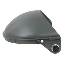 Fibre-Metal F4500 Headgear, Black Visor, 7" Crown Height, Ratchet Suspension,