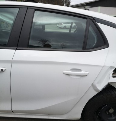 Opel Corsa F T�r Links Hinten Wei� Banquise 9837706080 337105