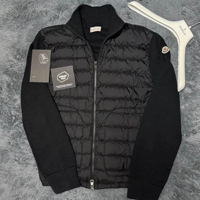Moncler Kim Hyun Woo Knit Padded Black Jacket Men 24-25 Year Model thumbnail 3