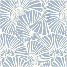 White and Blue Wallpaper Peel Stick Boho 17.3" x 78.8",