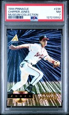 1994 PINNACLE MUSEUM COLLECTION #236 CHIPPER JONES PSA 7