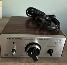 Vintage 1980’s Radio Shack Realistic High Fidelity Tuner TV-20 Powers On NIB NOS