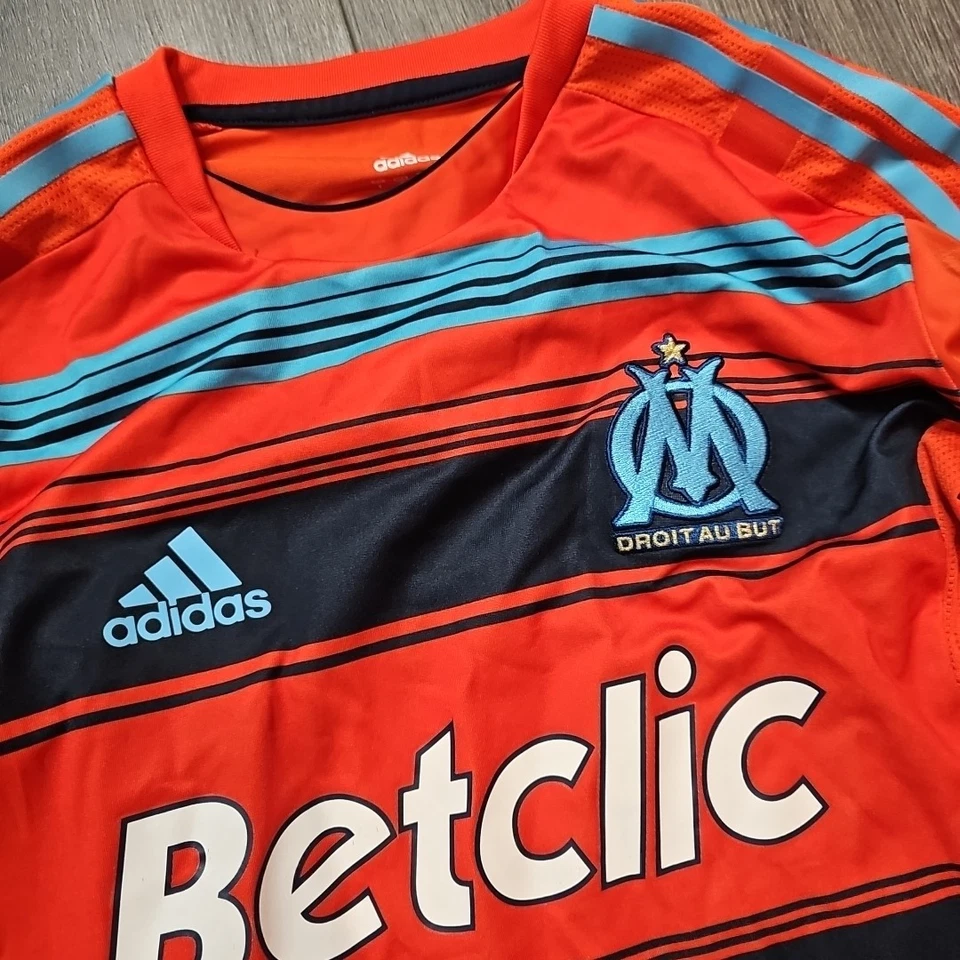 Droit Au But Adidas Futbol Soccer Pullover Mens 8 Training Long Sleeve Orange - Image 3 of 4