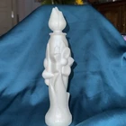 Avon Milk Glass Floral Bud Vase White 9” Tall Rare Vintage Decorative Flowers