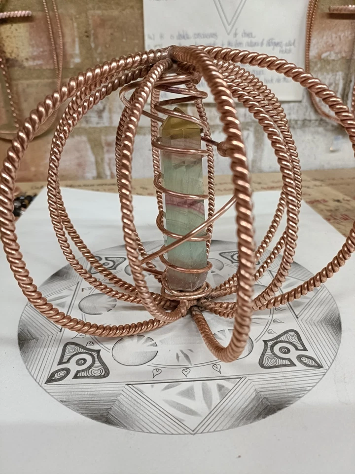 Sound Healing Harmonizer Tensor Field Scalar 432hz/528hz/333hz/rainbow Flourite  - Image 4 of 4