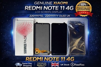 Original Xiaomi Redmi Note 11 4G LCD Screen Display 2201117TG 2201117TY OLED UK
