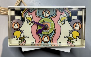 GE Peter Max 1968 "Symetry" Snooze Alarm Clock. Now a rare psychedelic icon.